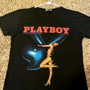 Black Playboy Bunny Tee